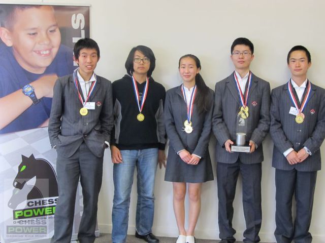 Chess Power Interschool National Finals 2014 Senior Divison Champions - Auckland International College