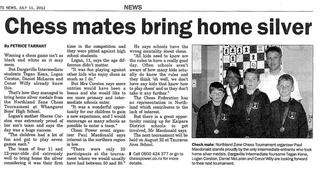 Chess mates bring home silver