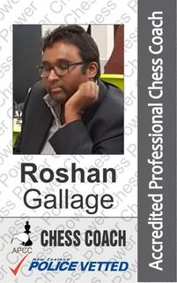 Roshan Gallage - Chess Coach and Arbiter