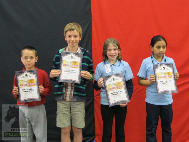 Junior Division Excellence Award Winners