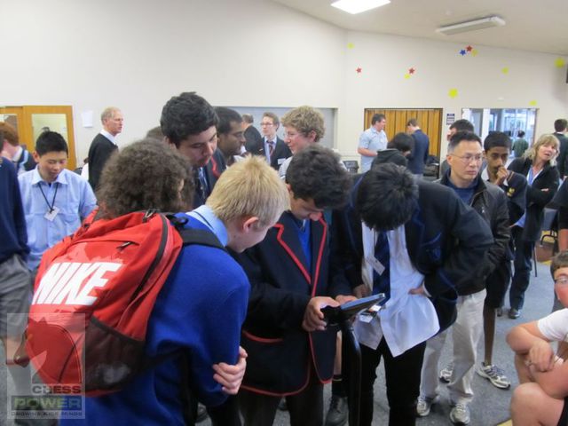 Multi-purpose - Players check their team standings at the Kiosk