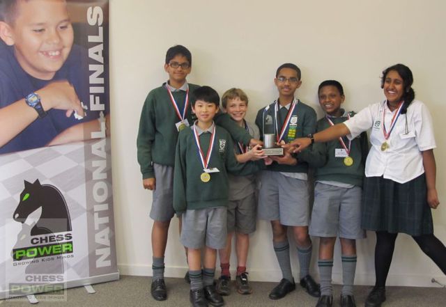 Chess Power Interschool National Finals 2014 Intermediate Division Champions - Mt Roskill Intermediate, Auckland