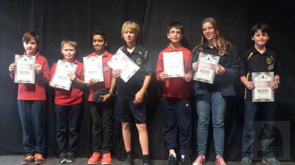 Intermediate Division Credit Award Winners - Chess Power National Interschools Finals 2015