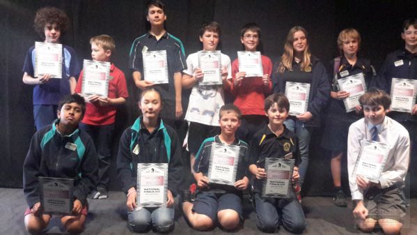 Intermediate Division Merit Award Winners - Chess Power National Interschools Finals 2015