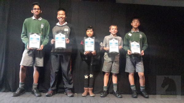 Intermediate Division Distinction Award Winners - Chess Power National Interschools Finals 2015