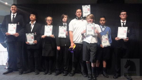 Senior Division Merit Award Winners - Chess Power National Interschools Finals 2015