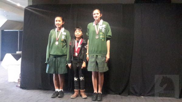 Intermediate Division Best Girl Winners - Chess Power National Interschools Finals 2015