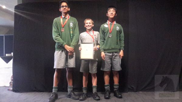 Intermediate Division Individual Award Winners - Chess Power National Interschools Finals 2015