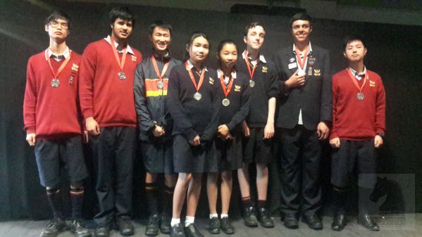 Senior Division Team Champions - 2nd place overall - Chess Power National Interschool Finals 2015