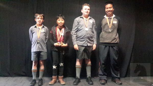 Intermediate Division Team Champions - 2nd place overall - Chess Power National Interschool Finals 2015