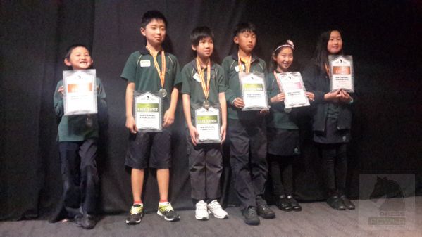 Junior Division Team Champions - 2nd place overall - Chess Power National Interschool Finals 2015