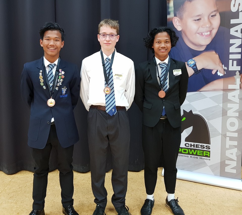 Chess Power Teams National finals 2018 Senior division Champions - Nelson college