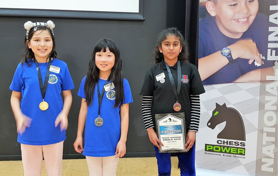 Chess Power National Finals 2018 Best Girls Junior division