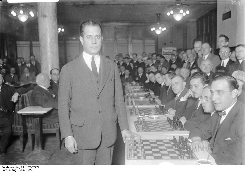 Capablanca in New York World (1925) by Edward Winter