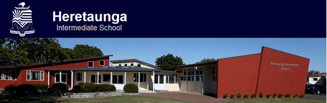 Heretaunga Intermediate School banner