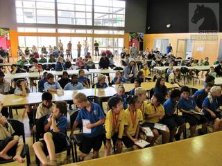 Players waiting anxiously for Prize-Giving