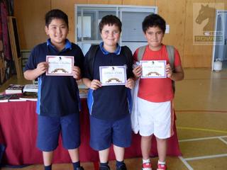 Parakai show off their Certificates