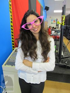 Maryam strikes a pose!